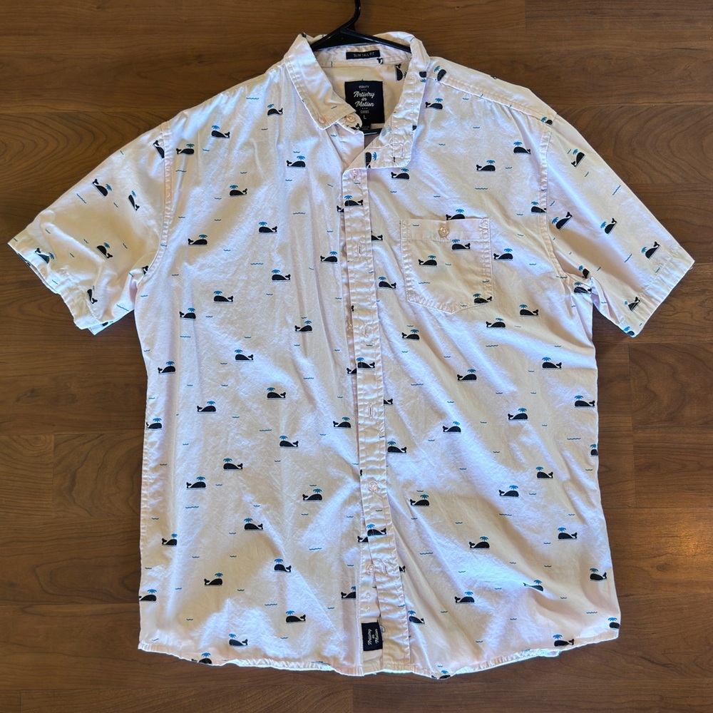 Whale Button Down Shirt